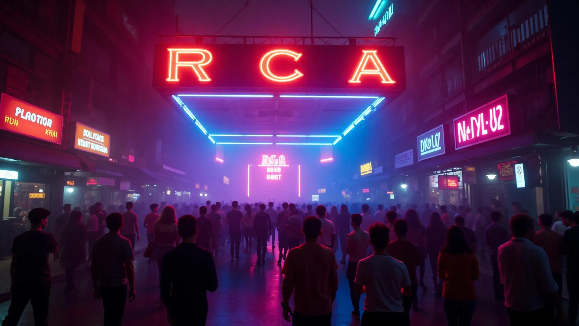 RCA Bangkok nightlife — Royal City Avenue after dark